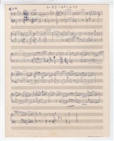 藏品(作品41，《第一號中國民歌小組曲》鋼琴獨奏 手稿 草稿)的圖片