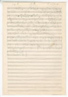 藏品(作品65，《小提琴小奏鳴曲》小提琴獨奏 手稿  草稿)的圖片