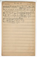 藏品(《歡迎樂》鋼琴獨奏 手稿 草稿)的圖片