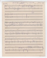 藏品(作品42，《第二號中國民歌小組曲》鋼琴獨奏 手稿 草稿)的圖片