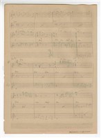 藏品(《初見的一日》版本三  流行歌曲  手稿  草稿)的圖片