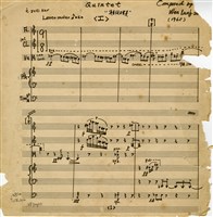 藏品(Quintet 定音鼓五重奏 總譜 手稿)的圖片