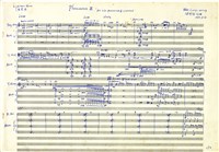 藏品(《現象III》 Phenomena III for Solo Percussion and 3 Assistants, 手稿)的圖片