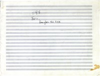 藏品(Trio: Far from the East, 手稿)的圖片