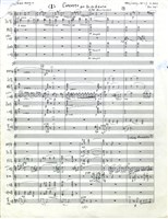 藏品(Concerto for Er-Fu and Violin [sic], 手稿)的圖片