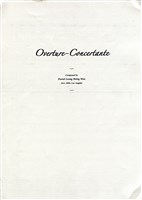 藏品(Overture Concertante, 電腦打譜樂譜)的圖片