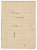 藏品(作品4，《醉‧音樂》分譜  手稿  完稿)的圖片