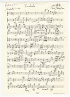 藏品(作品10，《前奏與賦格》分譜  手稿  完稿)的圖片