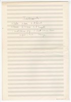 藏品(《鳳陽花鼓》總譜  手稿  完稿（鉛筆）)的圖片