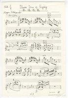 藏品(《鳳陽花鼓》分譜  手稿  完稿（黑筆、藍筆）)的圖片