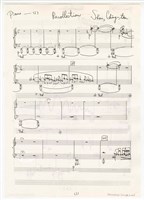 藏品(《憶》鋼琴分譜  手稿  完稿 )的圖片