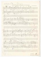 藏品(《詩曲─祈、願、償》手稿  草稿 )的圖片