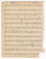 藏品(《鋼琴與小提琴的對談「行雲流水」》手稿  完稿 )的圖片