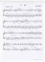 藏品(《平板》印刷樂譜)的圖片