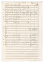 藏品(《祈求憐憫》手稿  完稿（管弦樂伴奏）)的圖片