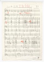 藏品( 《慈濟委員歌》手稿  初稿)的圖片