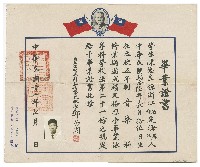 藏品(國立臺灣藝術專科學校音樂科臨時畢業證書)的圖片