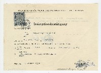 藏品(維也納音樂暨表演藝術學院入學證明)的圖片