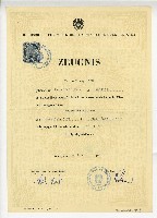 藏品(維也納音樂暨表演藝術學院畢業證書媒體作曲特別班結業證書)的圖片