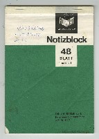 藏品(綠色小筆記本)的圖片