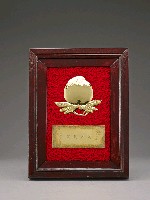 藏品(純金壽桃（鏡框）)的圖片