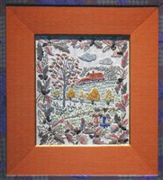 藏品(秋風の詩（技法：創作アート刺繍）)的圖片