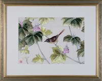 藏品(さえずり（技法：日本刺繍）)的圖片