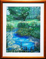 藏品(水草（技法：箔画）)的圖片