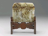 藏品(玉製屏風)的圖片