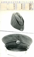 藏品(雲南人民反共志願軍擄獲共軍士兵船形帽及軍官軍帽)的圖片