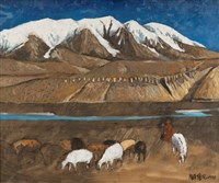 藏品(雪山牧羊)的圖片