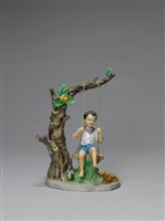 藏品(男孩盪鞦韆)的圖片