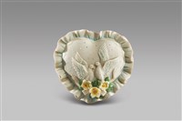 藏品(雙鴿心形掛飾)的圖片