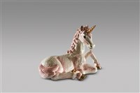 藏品(珍珠釉獨角馬)的圖片