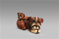 藏品(母子狗系列/沙皮狗)的圖片