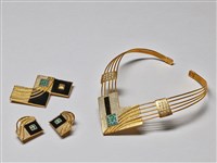 藏品(幾何--項鍊、胸針、耳環)的圖片