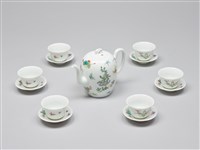 藏品(粉彩花蝶紋蛋形壺組)的圖片