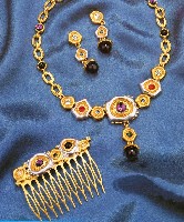 藏品(西藏新娘--項鍊、髮飾、耳環)的圖片