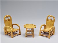 藏品(迷你竹家具－太師椅)的圖片