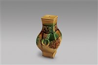 藏品(彩釉燈座)的圖片