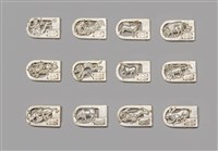 藏品(銀雕十二生肖皮帶環)的圖片