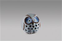 藏品(白釉貓頭鶯)的圖片