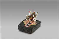 藏品(招財貓/黑石座)的圖片