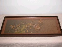 藏品(木片花掛屏－菊)的圖片