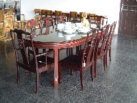 藏品(花梨木會議桌椅組-桌、扶手椅、椅)的圖片