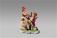 藏品(雙人釉彩組/跪姿送花)的圖片