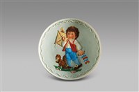 藏品(人形皿/男孩與松鼠)的圖片