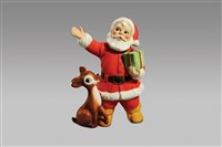 藏品(聖誕老人系列--聖誕老人與鹿(小))的圖片