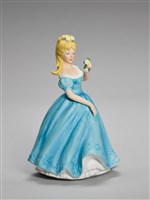 藏品(蓬蓬裙仕女/藍服花持)的圖片