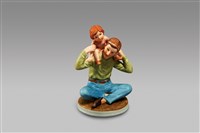 藏品(親子系列/父女肩上坐)的圖片